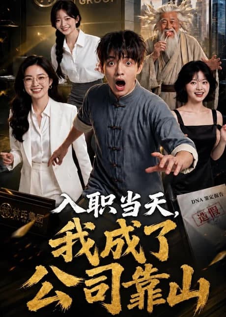 入职当天,我成了公司靠山海报
