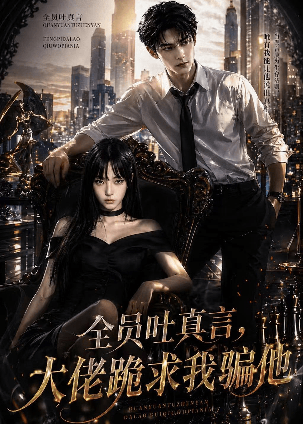 全员吐真言，大佬跪求我骗他海报