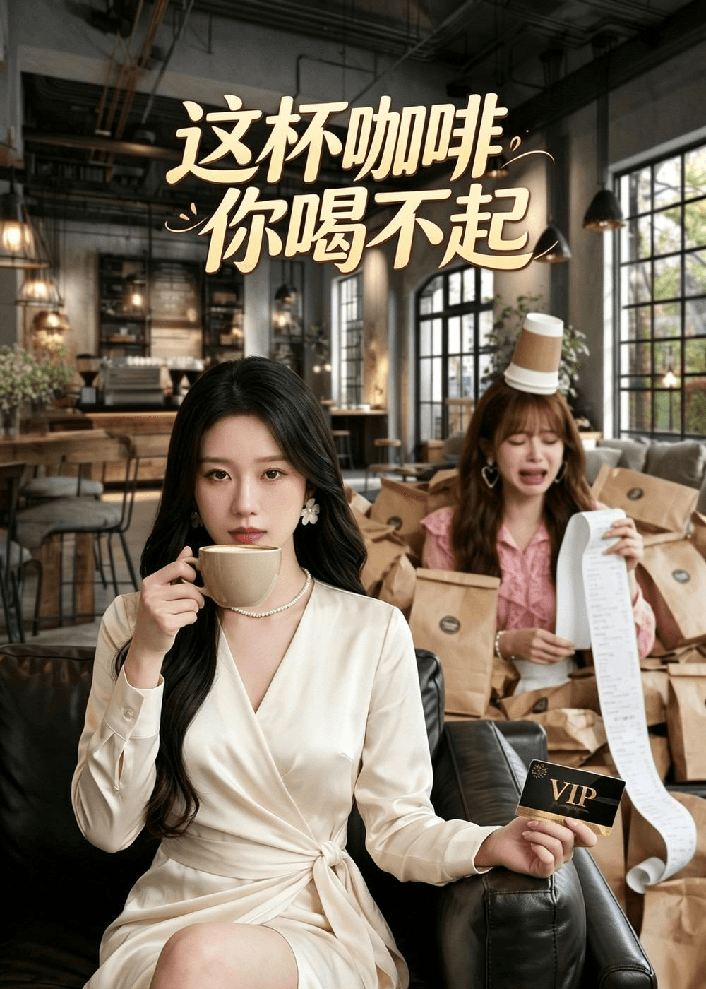 这杯咖啡，你喝不起海报