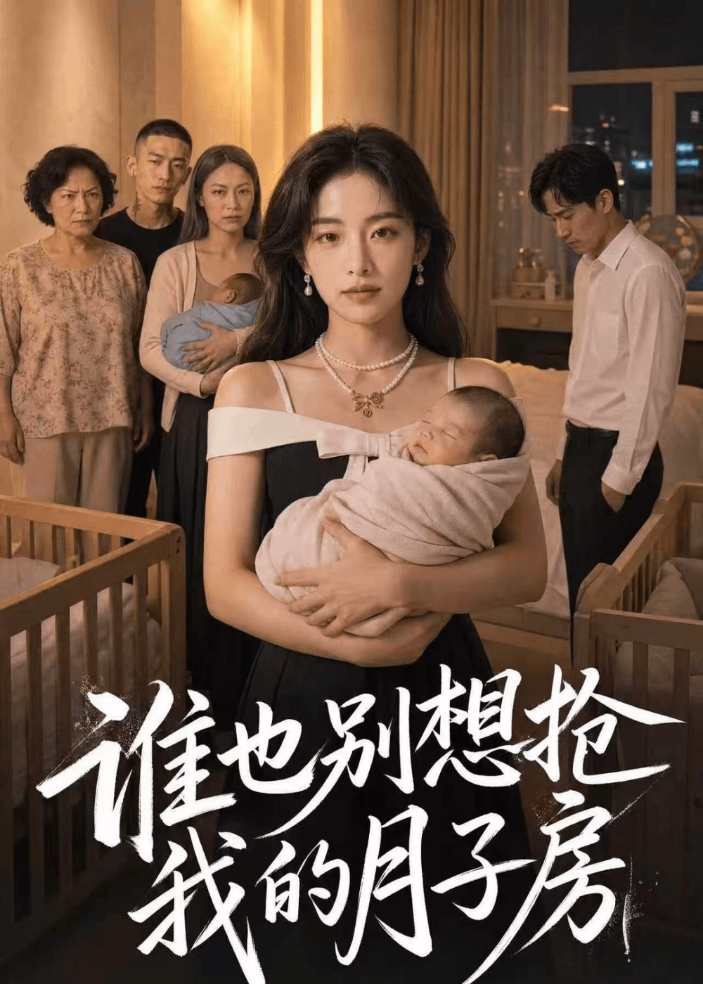 谁也别想抢我的月子房海报